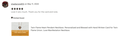 Twin Flame Heart Pendant Necklace photo review